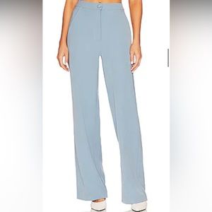 Relaxed Wide Leg Dress Pant / Trouser in Storm (Blue), WeWoreWhat